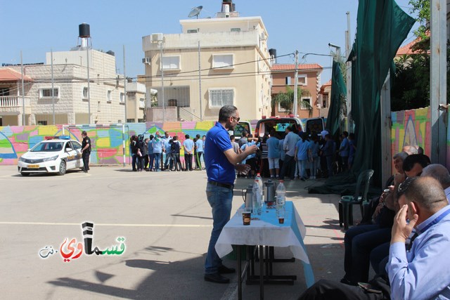 كفرقاسم – فيديو: طلاب مدرسة الزهراء في يوم ارشادي توعوي للأمان بمشاركة الشرطة الجماهيرية ومركز بقاء الطبي 